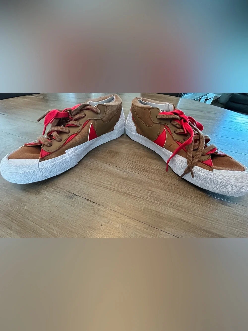 Nike Sacai x Blazer Low British Tan, Size 11, DD1877 200